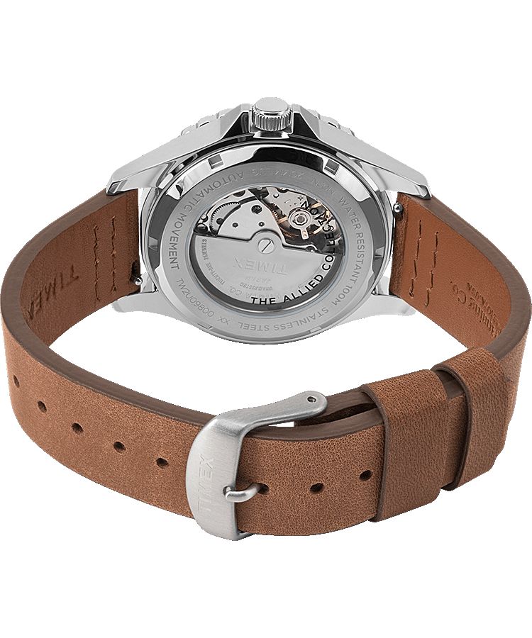 Montres D'inspiration Militaire Timex Navi XL 41mm Cuir  Marron Homme|SRKJ-13874303