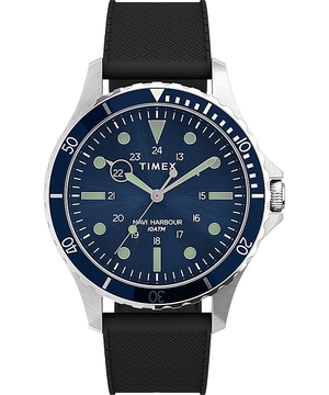 Montres D'inspiration Militaire Timex Navi XL 41mm Synthétique Rubber  Noir Bleu Homme|KXYO-52873198