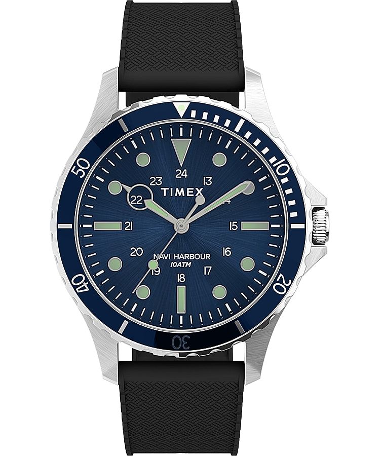 Montres D'inspiration Militaire Timex Navi XL 41mm Synthétique Rubber  Noir Bleu Homme|KXYO-52873198