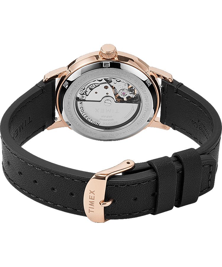 Montres Automatiques Timex Marlin? California Dial 40mm Cuir  Doré Noir Homme|YQBW-01837253