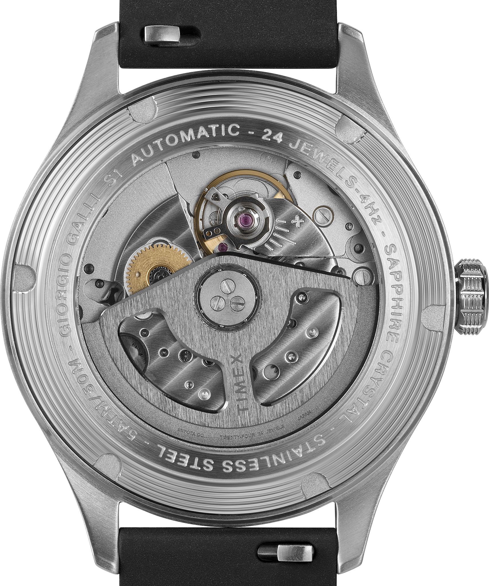 Montres Automatiques Timex Giorgio Galli S1 38mm  Noir Homme|HEAU-08986667