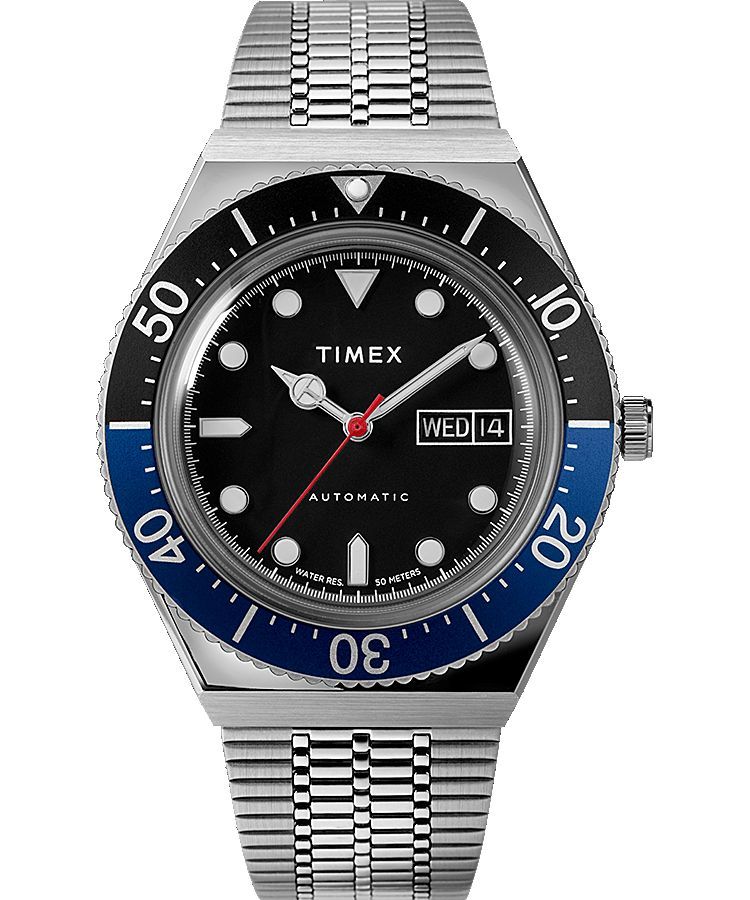 Montres D'inspiration Vintage Timex M79 40mm Stainless Steel  Grise Noir Bleu Homme|RZTA-80448674