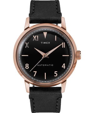 Montres D'inspiration Vintage Timex Marlin? California Dial 40mm Cuir  Noir Homme|BKUR-63181274