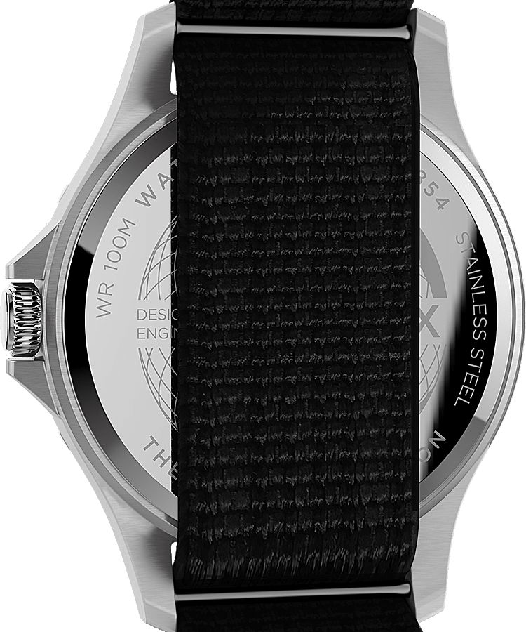 Montres Inspirées Des Plongeurs Timex Navi XL 41mm Fabric Slip-Thru  Grise Noir Homme|WQYQ-64203750