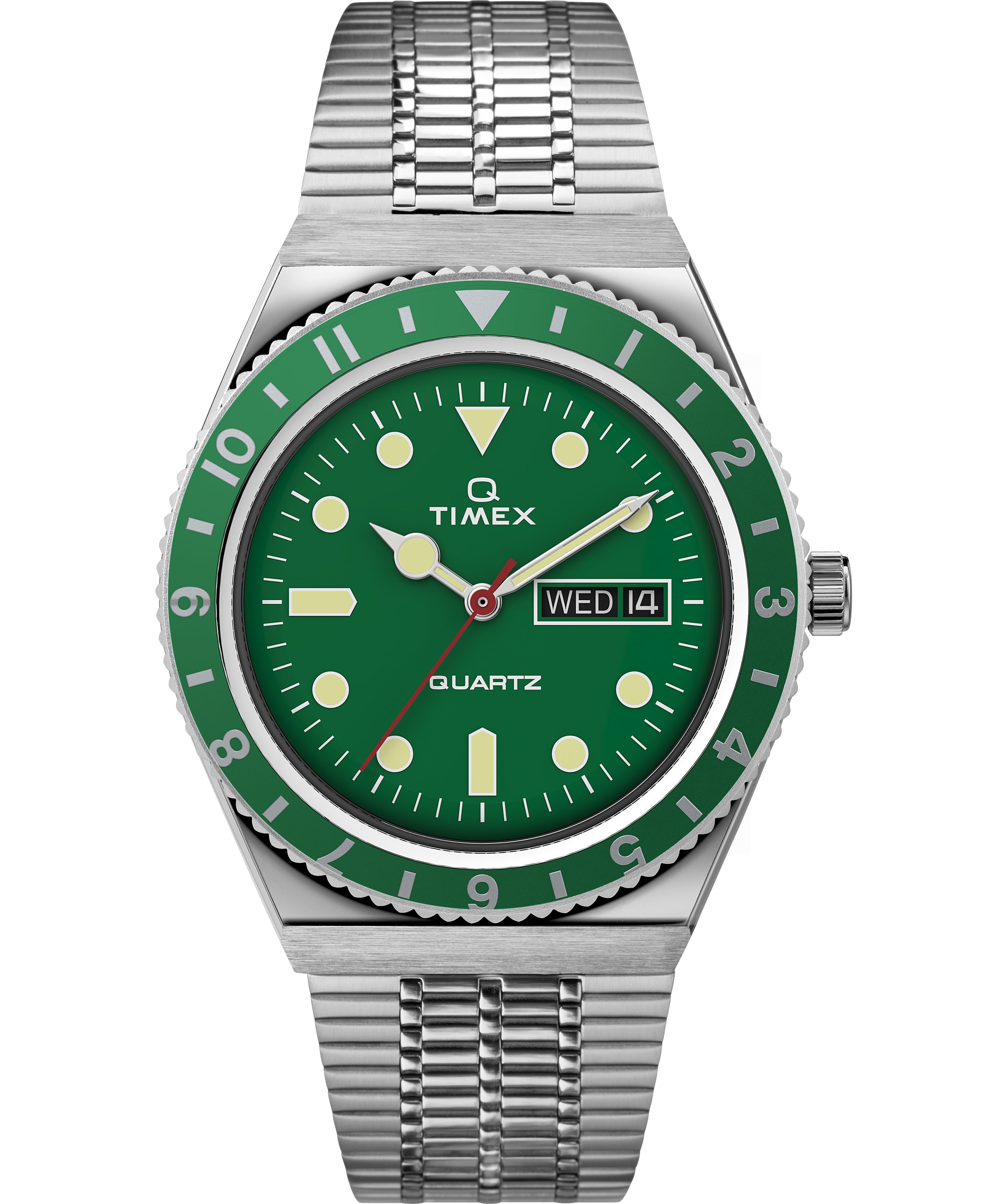 Montres Inspirées Des Plongeurs Timex Reissue 38mm Stainless Steel  Grise Vert Homme|OIAN-92916368