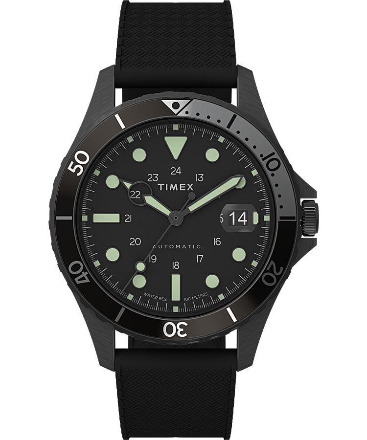 Montres Inspirées Des Plongeurs Timex Navi XL 41mm Synthétique Rubber  Noir Homme|BJEJ-83711285