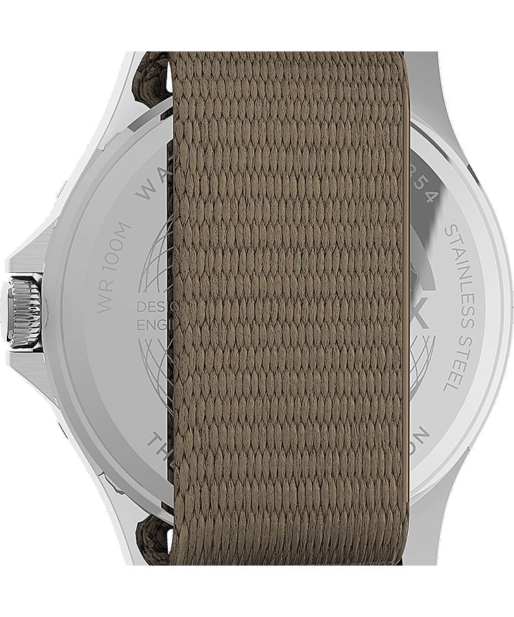 Montres Inspirées Des Plongeurs Timex Navi XL 41mm Fabric  Grise Marron Noir Homme|OHEE-69527819