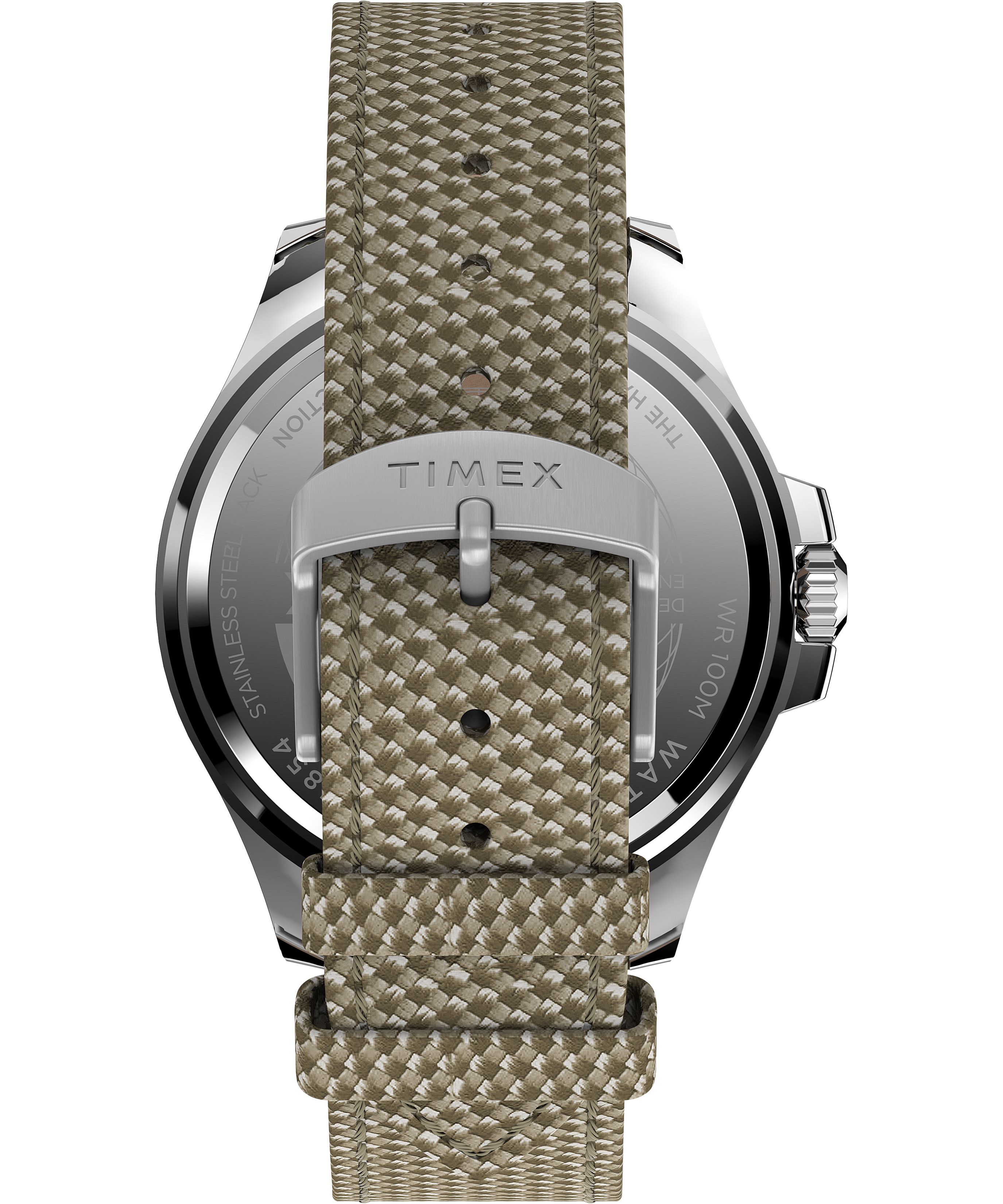 Montres Inspirées Des Plongeurs Timex Harborside Coast 43mm Fabric  Vert Homme|LQQE-38144571