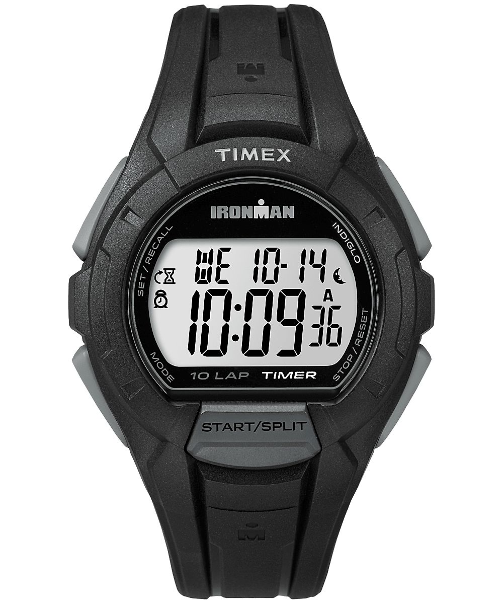 Montres Numériques Timex IRONMAN Essential 10 Full-Size Resin  Noir Homme|TDKD-20537221