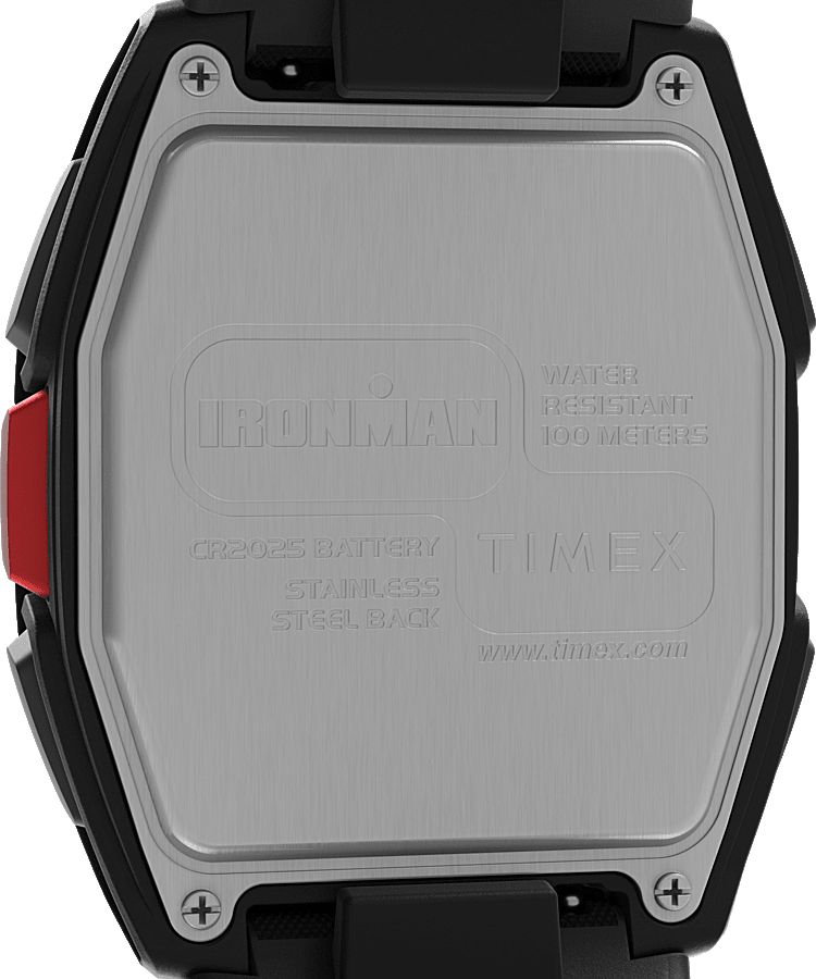 Montres Numériques Timex IRONMAN? T300 Silicone  Noir Rouge Homme|CXEU-53717132