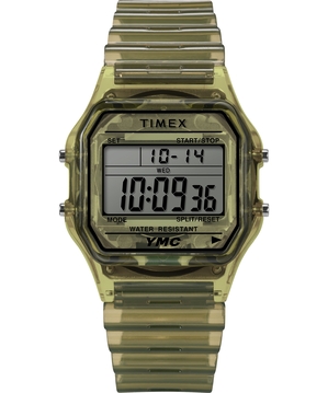 Montres Numériques Timex YMC 34mm Resin  Vert Homme|OLDG-88178089