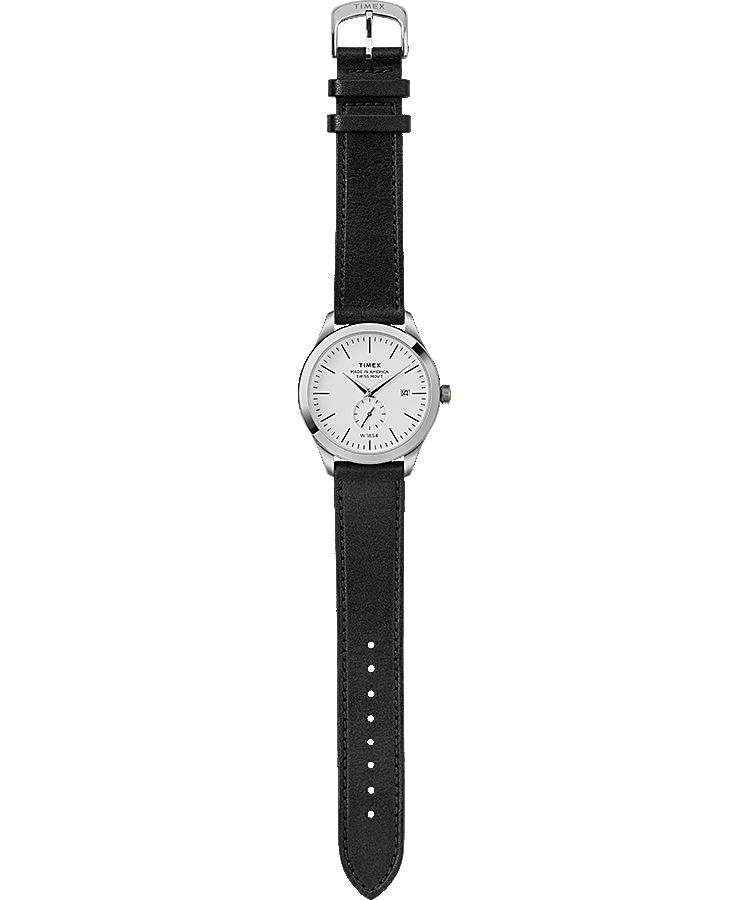 Montres En Cuir Timex American Documents? 41mm  Grise Noir Blanche Homme|EGVI-33925312