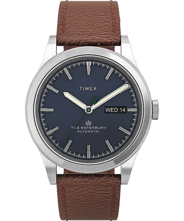 Montres En Cuir Timex Waterbury Traditional 39mm  Marron Bleu Homme|UVAE-02034104