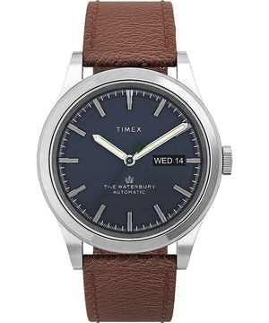 Montres En Cuir Timex Waterbury Traditional 39mm  Marron Bleu Homme|UVAE-02034104