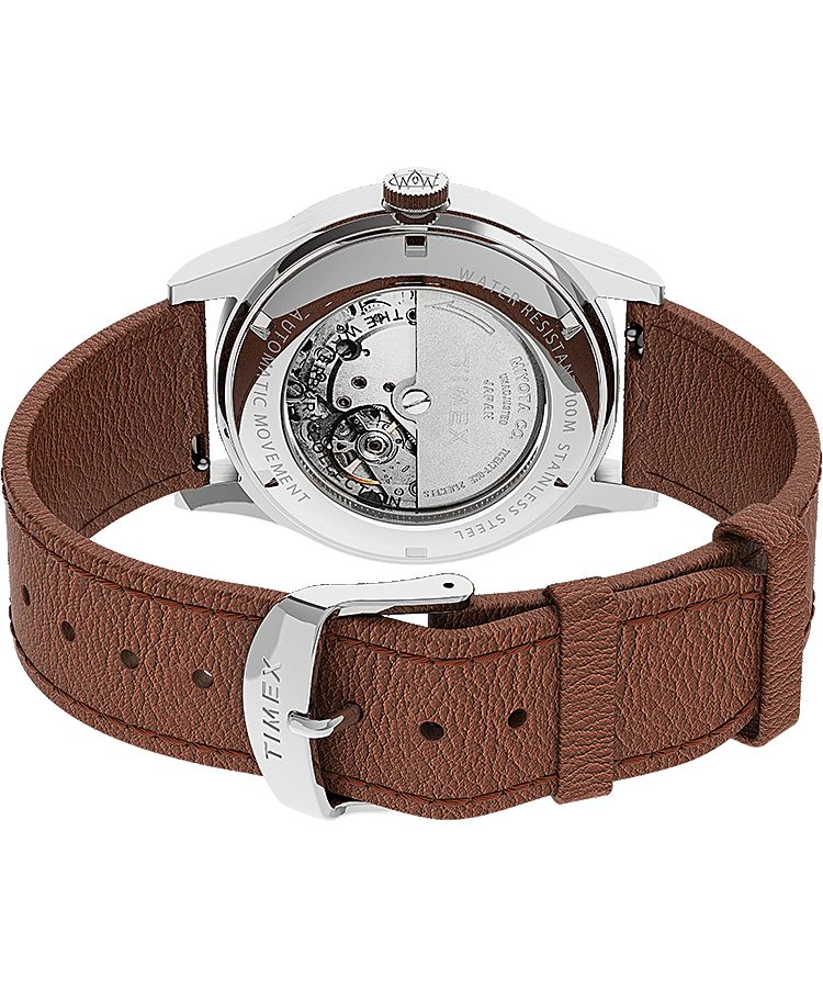 Montres En Cuir Timex Waterbury Traditional 39mm  Marron Bleu Homme|UVAE-02034104