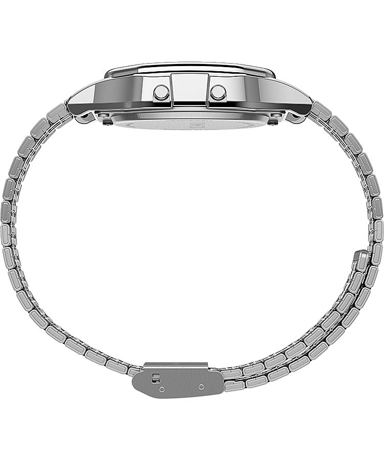 Montres Bracelet Timex T80 34mm Stainless Steel  Argent Femme|WKZS-22911602