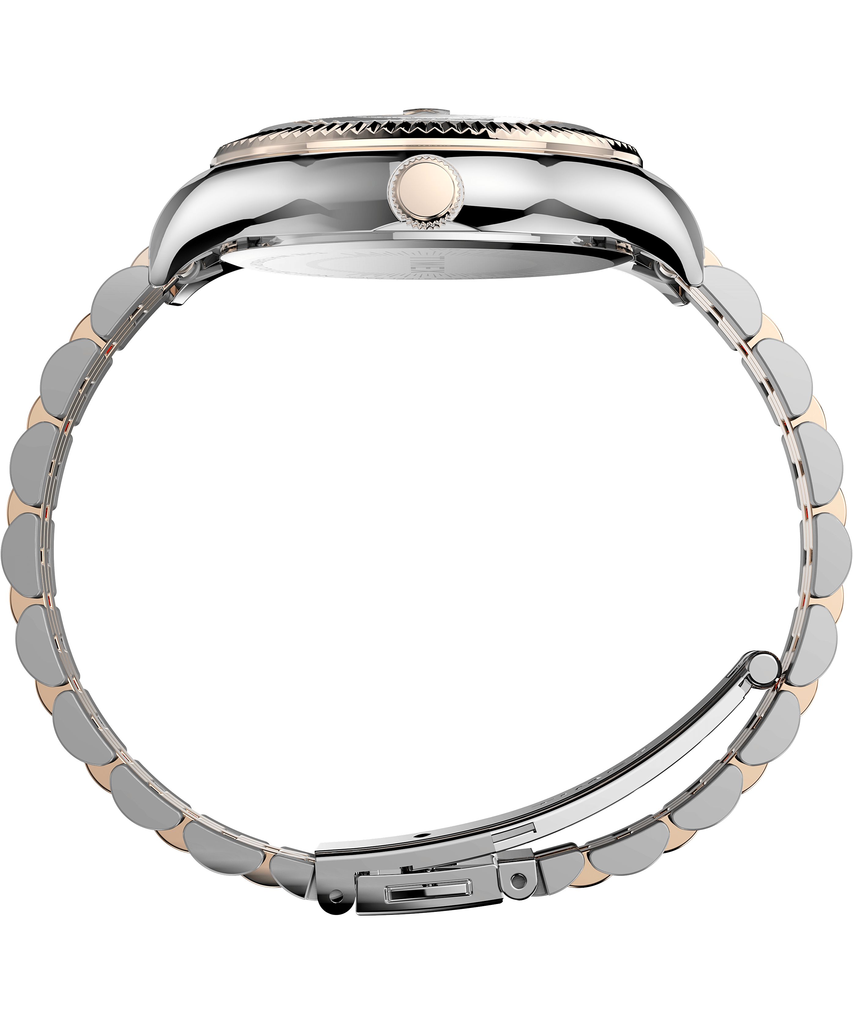 Montres Bracelet Timex Waterbury Legacy 34mm Stainless Steel  Argent Femme|XYXH-73243194