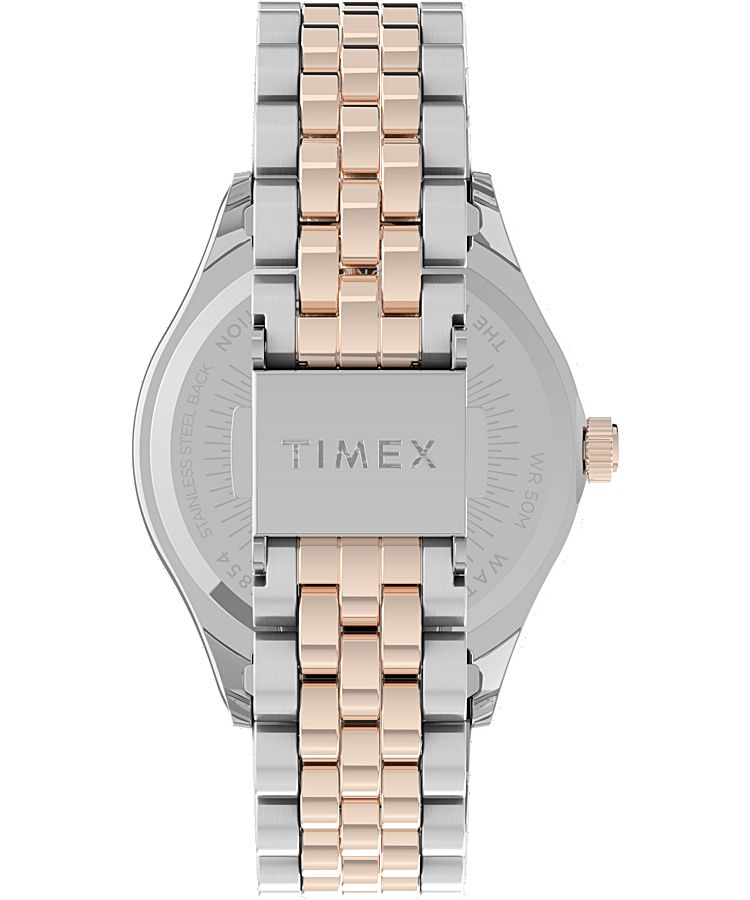 Montres Bracelet Timex Waterbury Legacy 34mm Stainless Steel  Argent Femme|XYXH-73243194