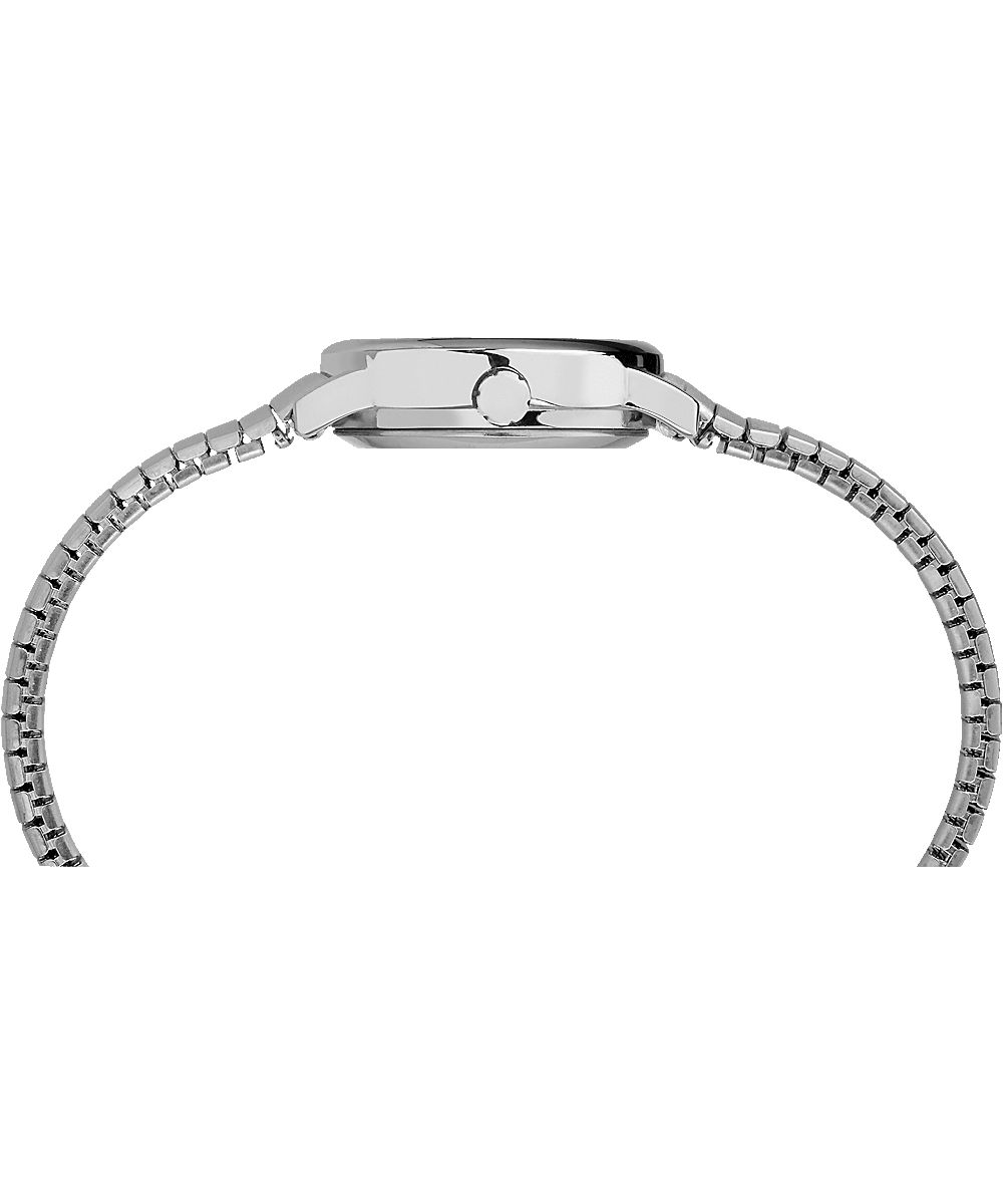 Montres Bracelet Timex Easy Reader 25mm  Argent Grise Blanche Femme|GSLL-16612029