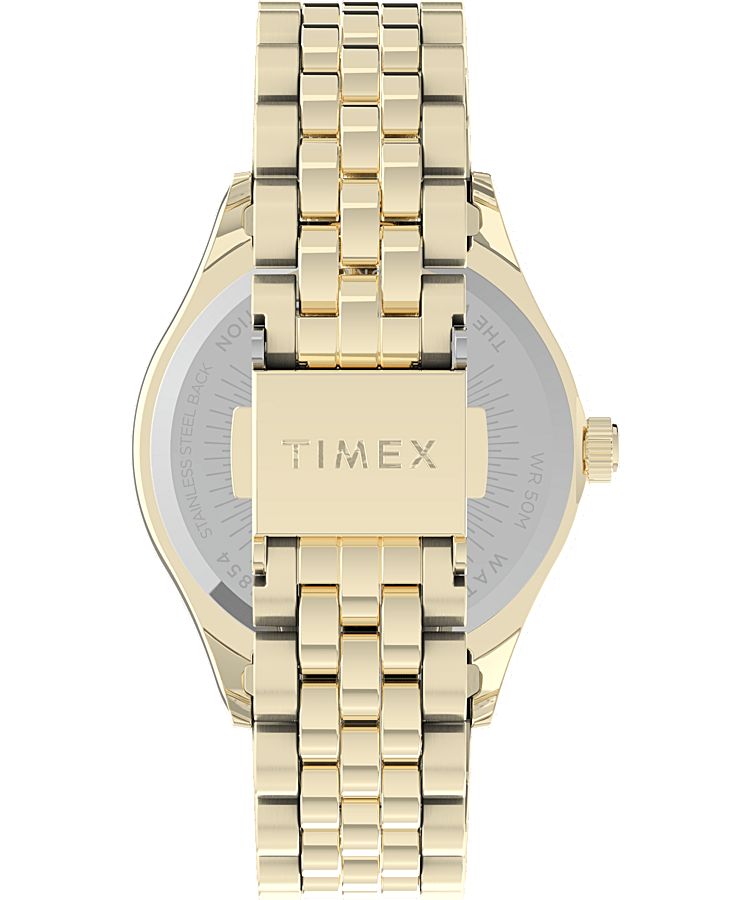 Montres Bracelet Timex Waterbury Legacy 34mm Stainless Steel  Doré Femme|VEAC-27601215