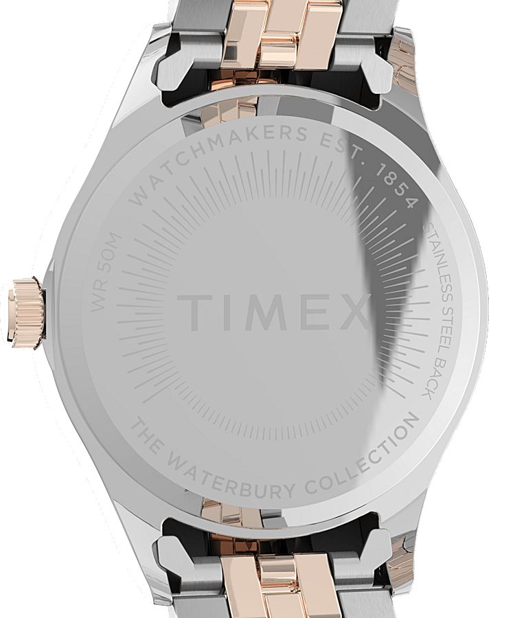 Montres Bracelet Timex Waterbury Legacy 34mm Stainless Steel  Argent Femme|XYXH-73243194