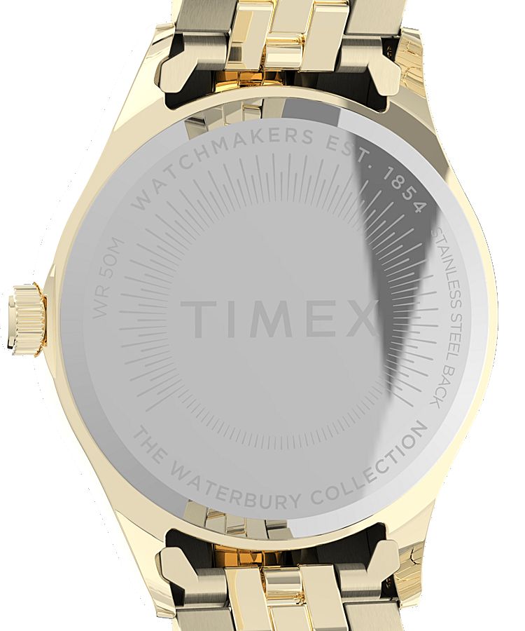 Montres Bracelet Timex Waterbury Legacy 34mm Stainless Steel  Doré Femme|VEAC-27601215