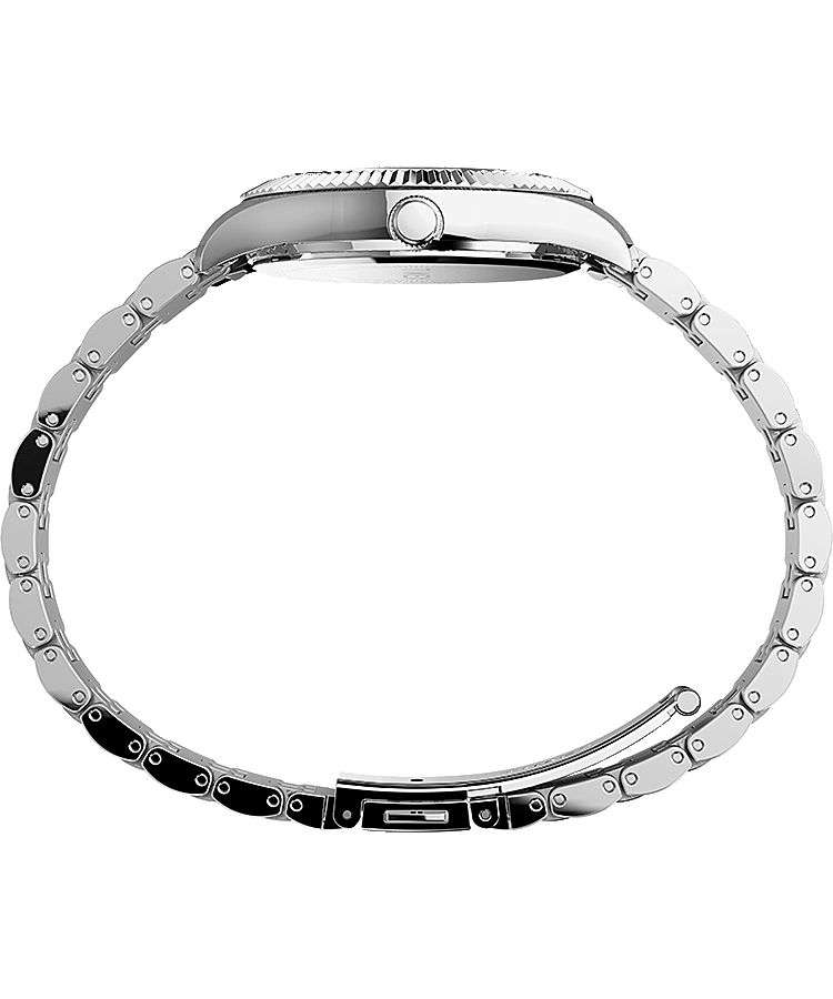 Montres Bracelet Timex Waterbury Legacy Boyfriend 36mm Stainless Steel  Grise Blanche Femme|YGJM-77668064