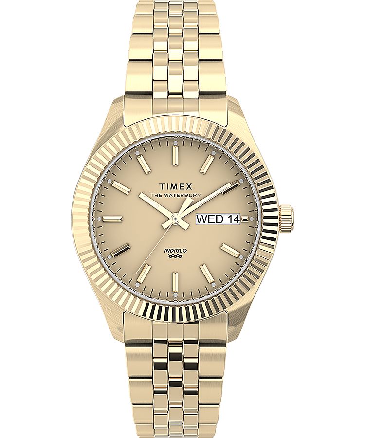 Montres Bracelet Timex Waterbury Legacy Boyfriend 36mm Stainless Steel  Doré Femme|ZIOS-58212249