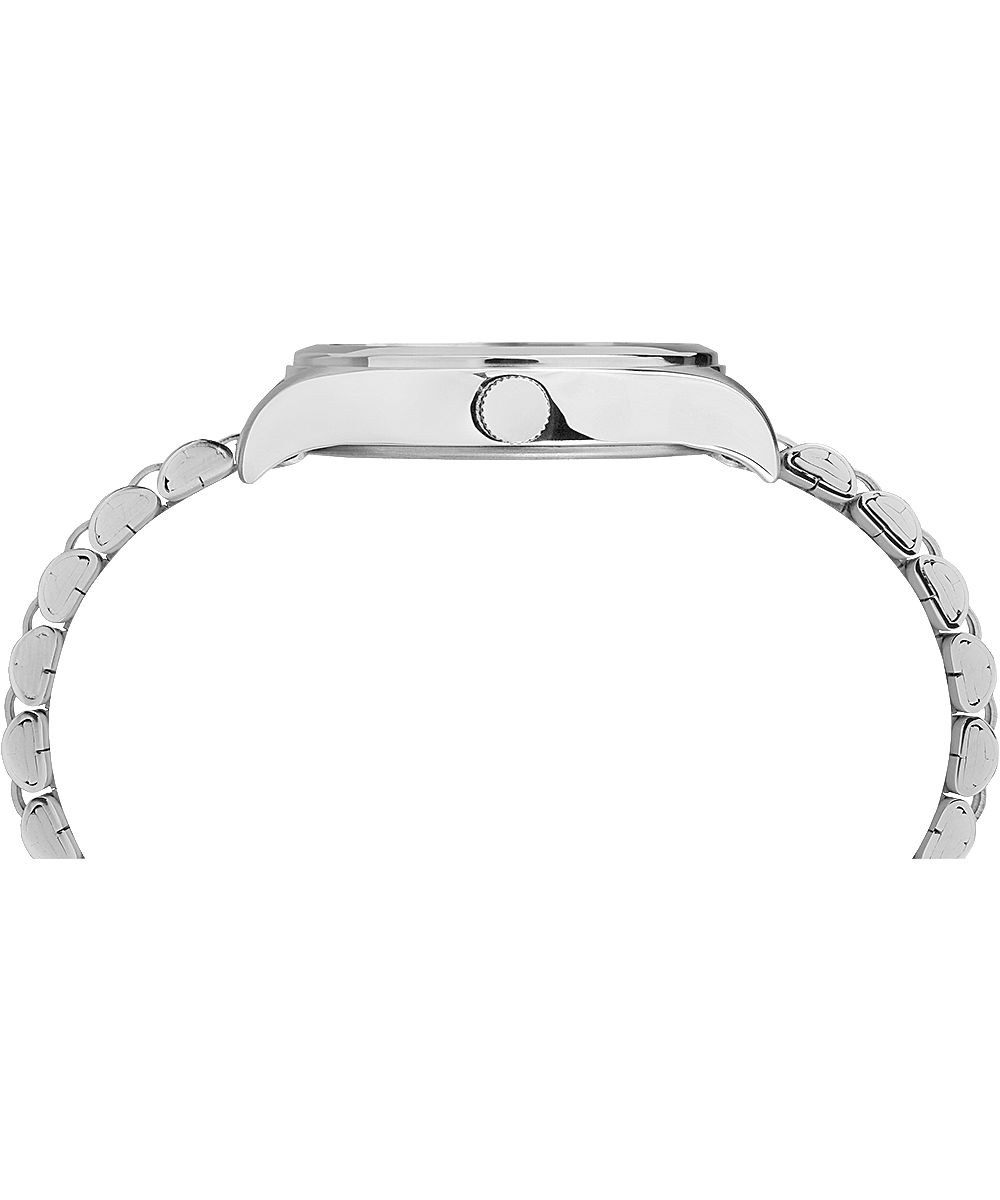 Montres Bracelet Timex Waterbury Traditional 34mm Stainless Steel  Grise Blanche Femme|XPEM-60608279