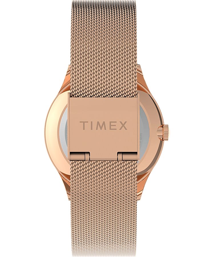 Montres Bracelet Timex Celestial Opulence 32mm Stainless Steel  Rose Doré Blanche Femme|NVQF-61603056