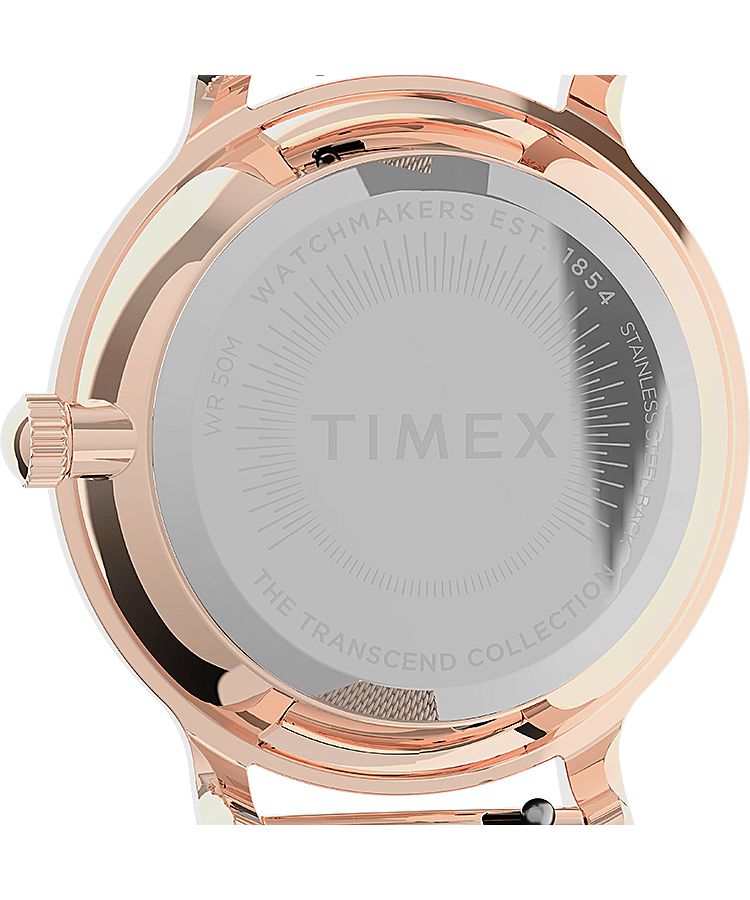 Montres Bracelet Timex Transcend? 31mm Stainless Steel  Rose Doré Rose Femme|PEGQ-41865000