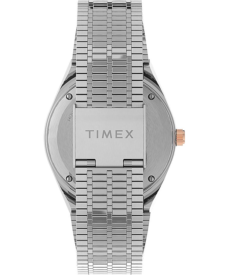 Montres Bracelet Timex 36mm Stainless Steel  Grise Argent Femme|MNOW-39243997