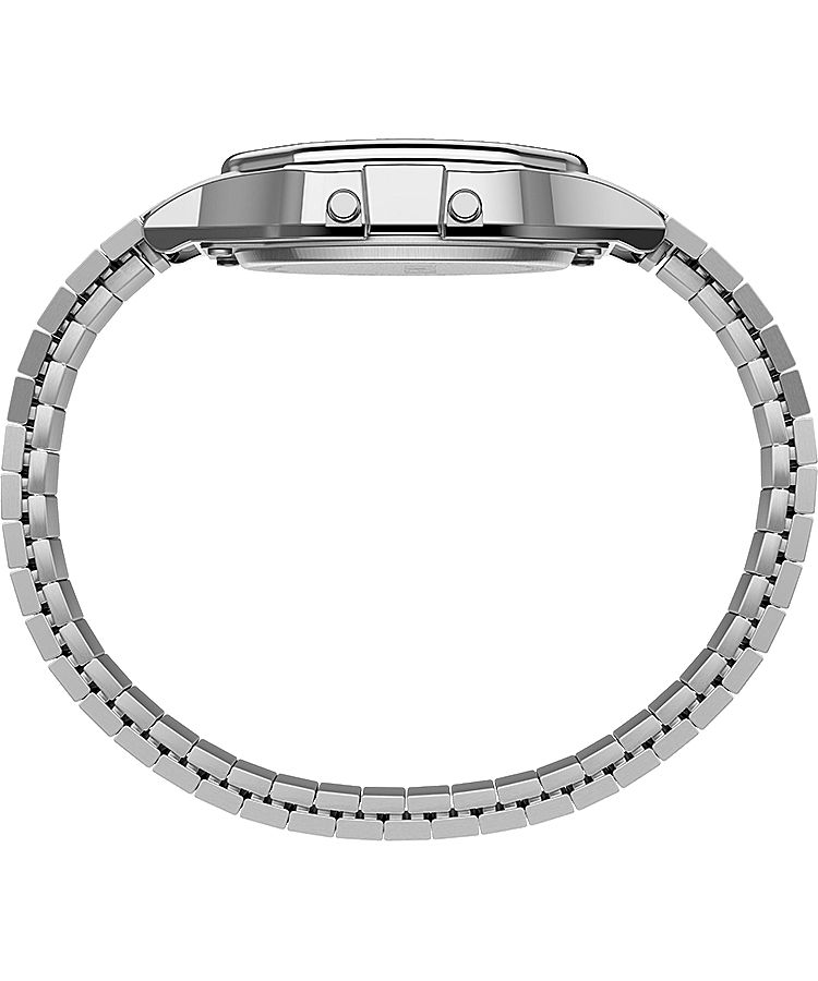 Montres Numériques Timex T80 34mm Stainless Steel  Argent Femme|PIAV-94193723