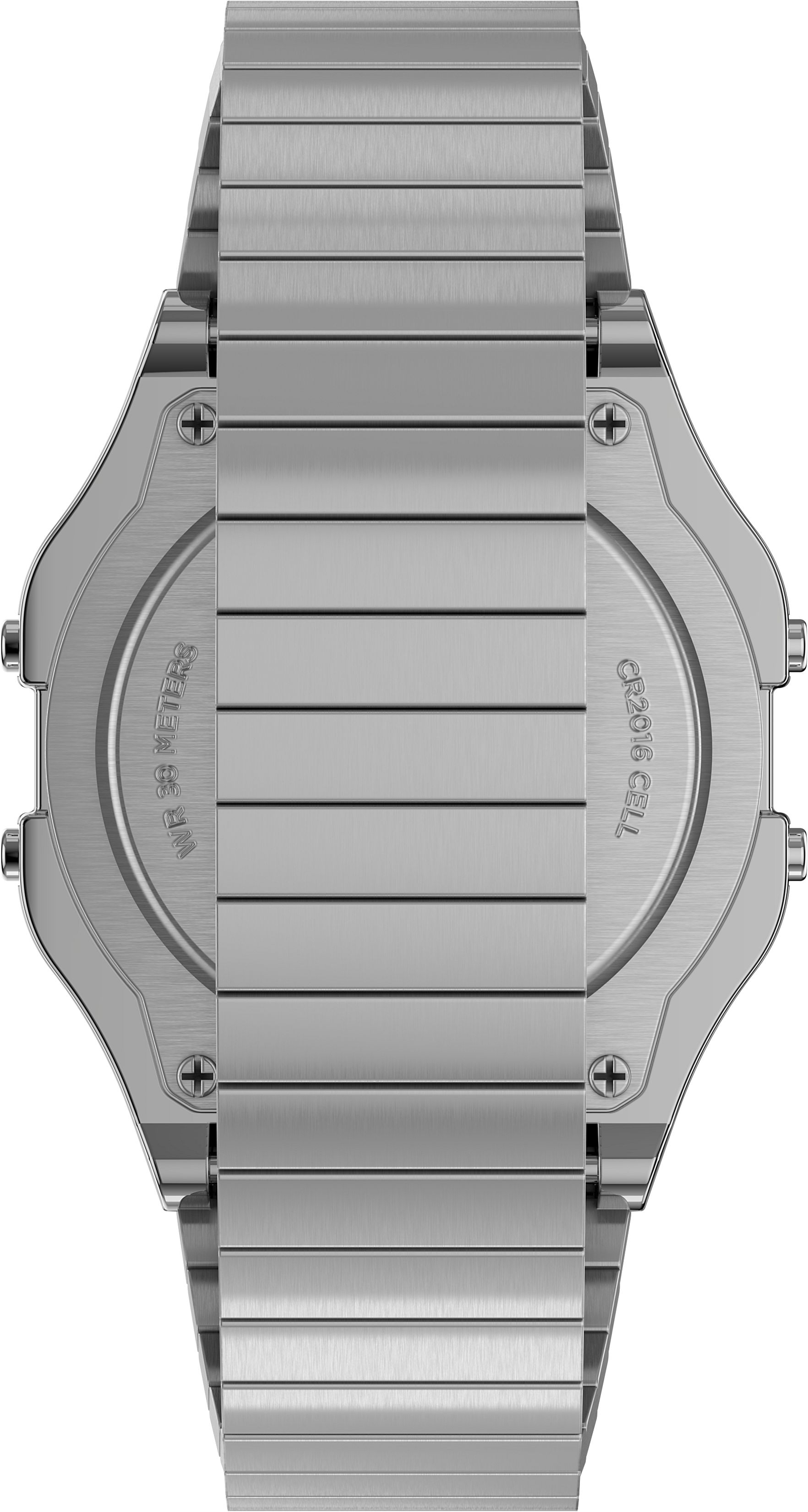 Montres Numériques Timex T80 34mm Stainless Steel  Argent Femme|PIAV-94193723