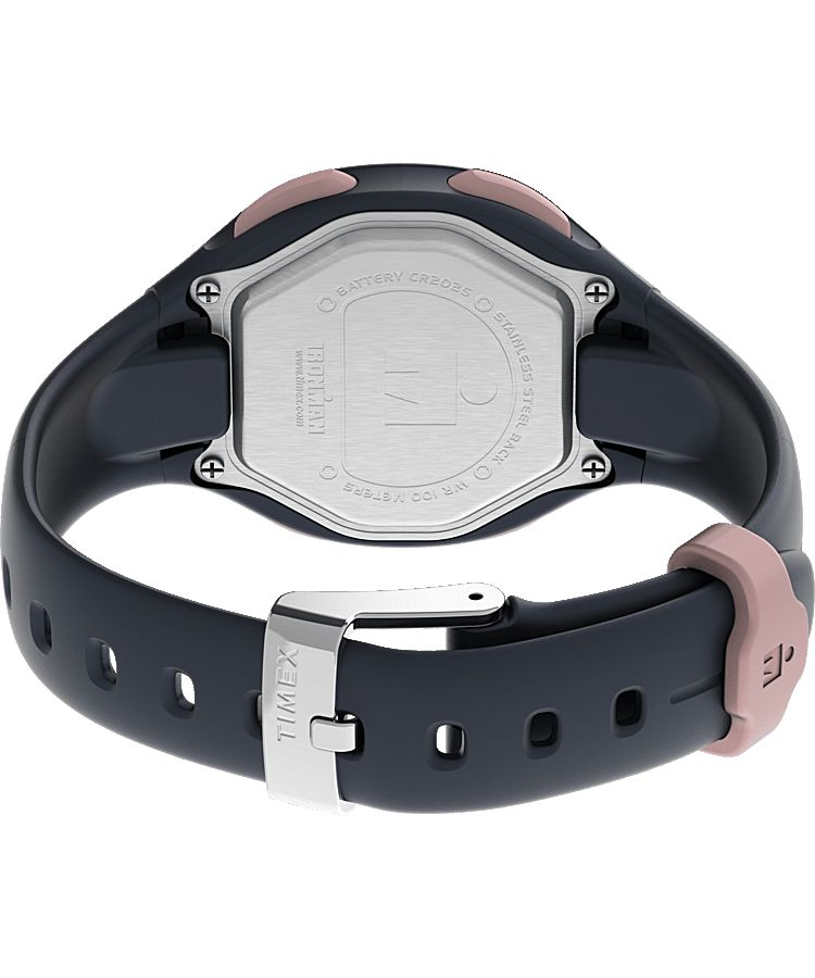 Montres Numériques Timex Transit 33mm Resin  Bleu Marine Rose Doré Femme|YQRX-95559566