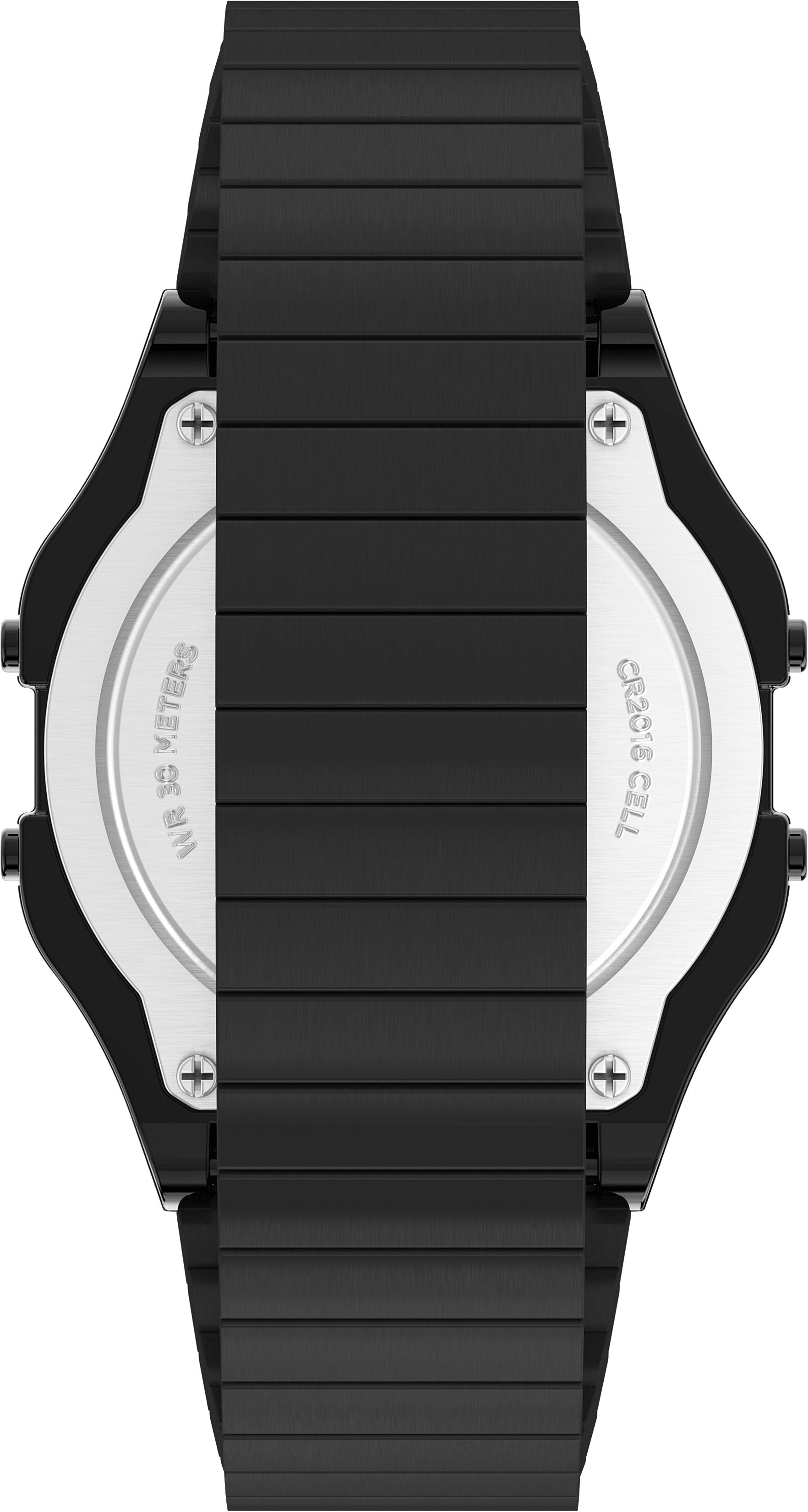 Montres Numériques Timex T80 34mm Stainless Steel  Noir Femme|DWSF-77294684