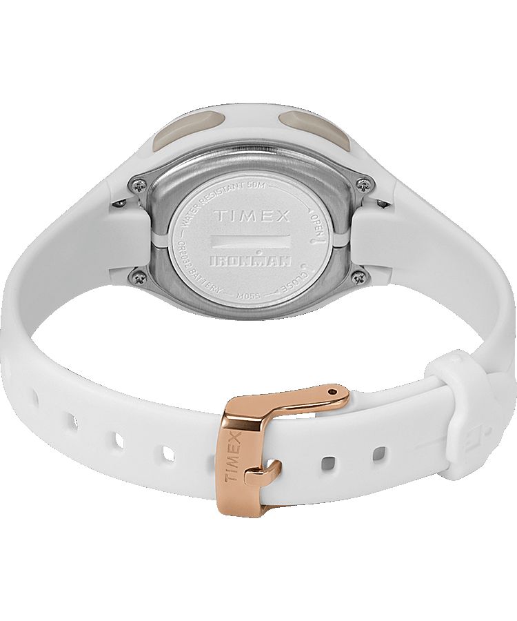 Montres De Sport Timex IRONMAN? Transit+ 33mm  Blanche Rose Doré Femme|HXQY-00189098