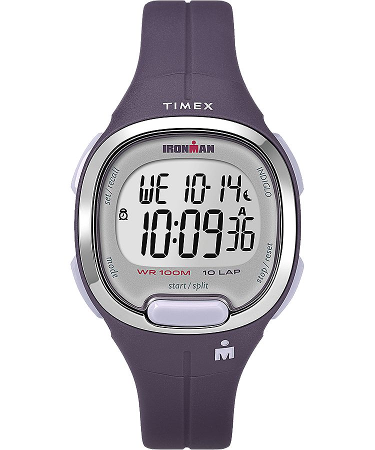 Montres De Sport Timex Ironman Transit 33mm Mid-Size Resin  Violette Femme|TKYH-36438330