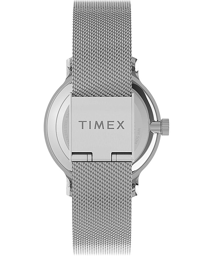 Montres En Cristal Timex Transcend? 31mm Stainless Steel  Grise Femme|PHGZ-59576715