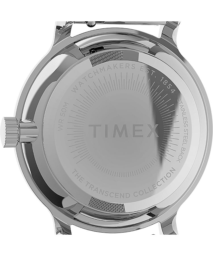 Montres En Cristal Timex Transcend? 31mm Stainless Steel  Grise Femme|PHGZ-59576715