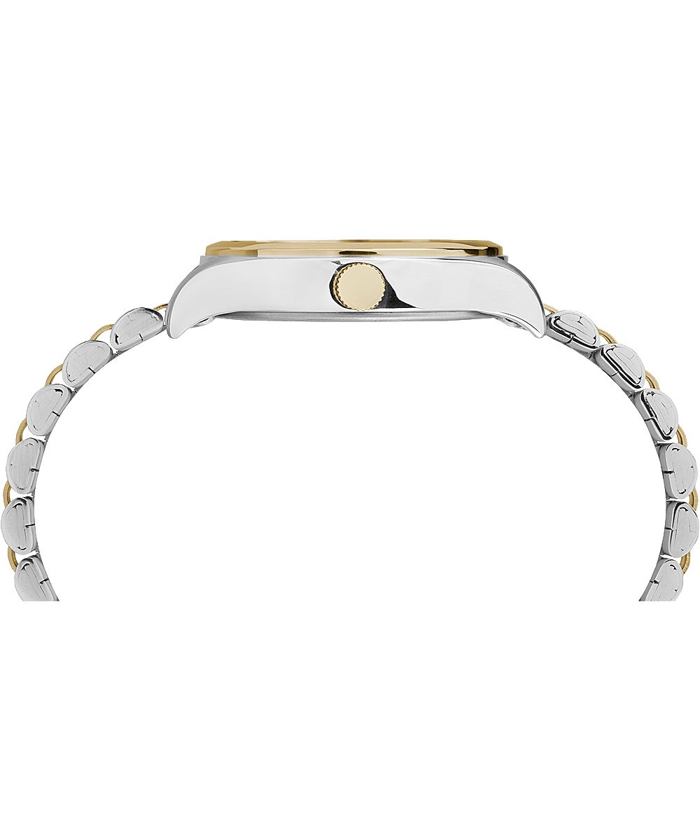 Montres Bracelet Timex Waterbury Traditional 34mm Stainless Steel  Blanche Doré Femme|ZAXC-24590320