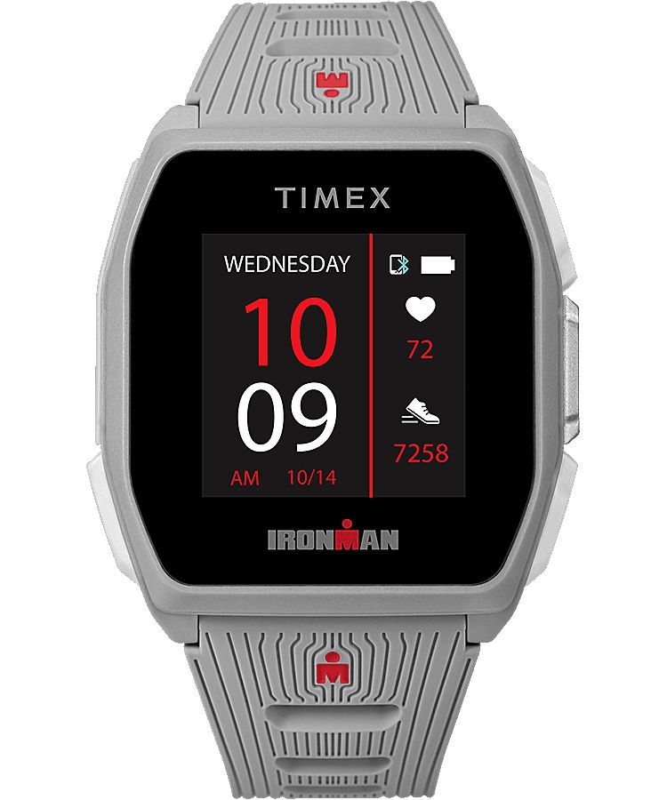 Montres De Sport Timex IRONMAN? R300 GPS 41mm Silicone  Argent Noir Femme|QTGY-01429771