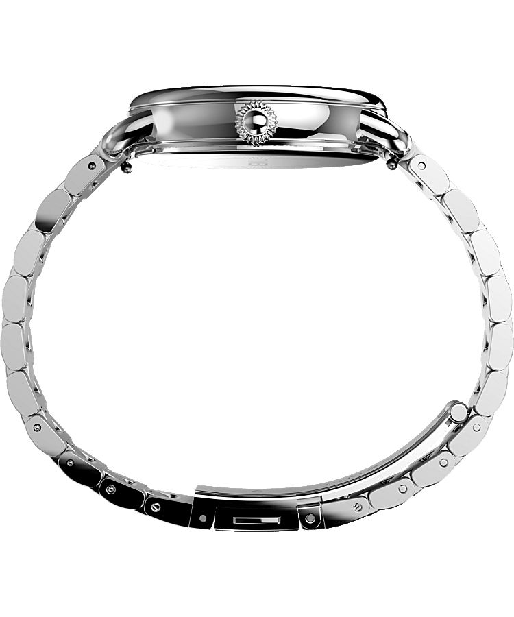 Montres Bracelet Timex Standard 34mm Stainless Steel  Argent Femme|UFTE-33247492